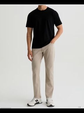 Ag Adriano Goldschmied The Graduate Jeans Straight Chino Pants Desert Stone